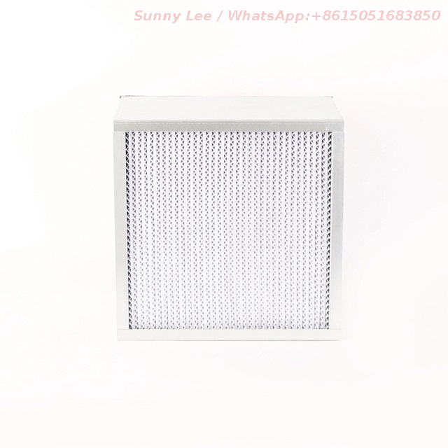 仕切り付き高効率エアフィルター