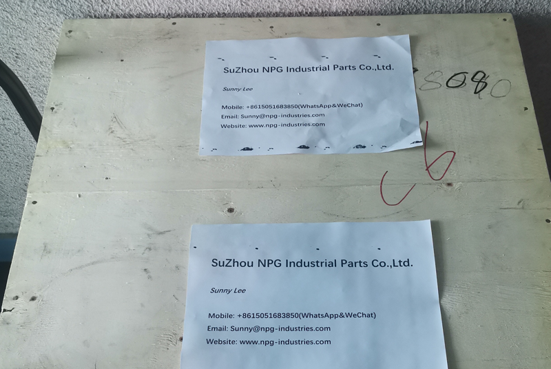 1つの木製のカートンステライト6材料OEM部品はカナダに出荷されます