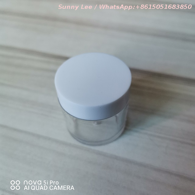 プラスチックリップクリームポット（10g、黒/白/透明な色）